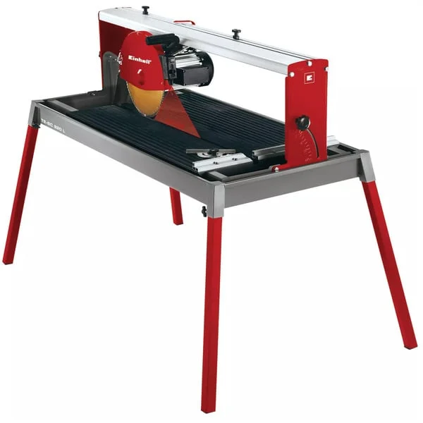 EINHELL Steintrennmaschine TE-SC 920 L, Fliesenschneider (rot, 2.200 Watt, mit Untergestell)