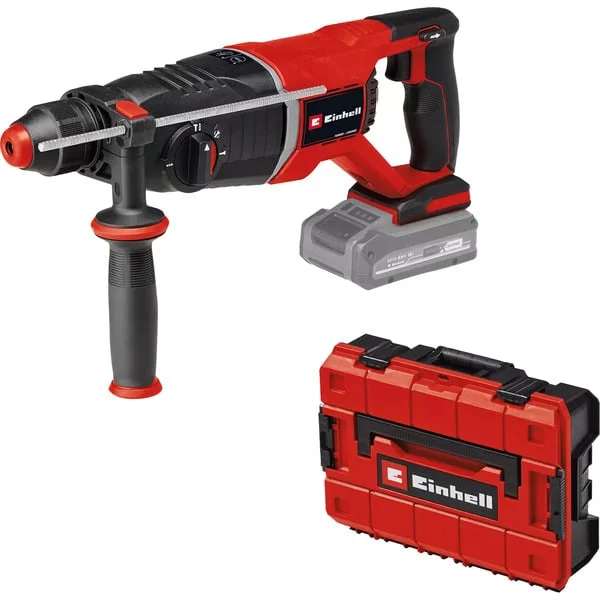 EINHELL Professional Akku-Bohrhammer TP-HD 18/26 D Li BL - Solo, 18Volt (schwarz/rot, ohne Akku und Ladegerät, in E-Case)