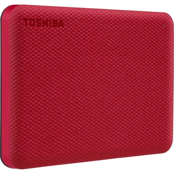 Toshiba Canvio Advance 2 TB, Externe Festplatte (rot, Micro-USB-B 3.2 Gen 1 (5 Gbit/s))