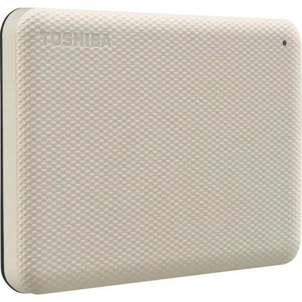 Toshiba Canvio Advance 2 TB, Externe Festplatte (beige, Micro-USB-B 3.2 Gen 1 (5 Gbit/s))