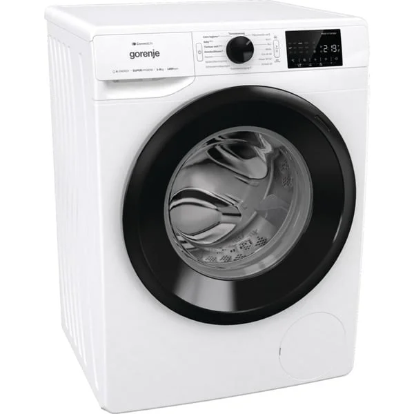 gorenje WPNEI84A1TS , Waschmaschine (weiß/schwarz, ConnectLife, WLAN)