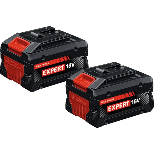Bosch Professional Expert Akku EXBA18V-80, 2 Stück (schwarz, AMPShare Alliance)