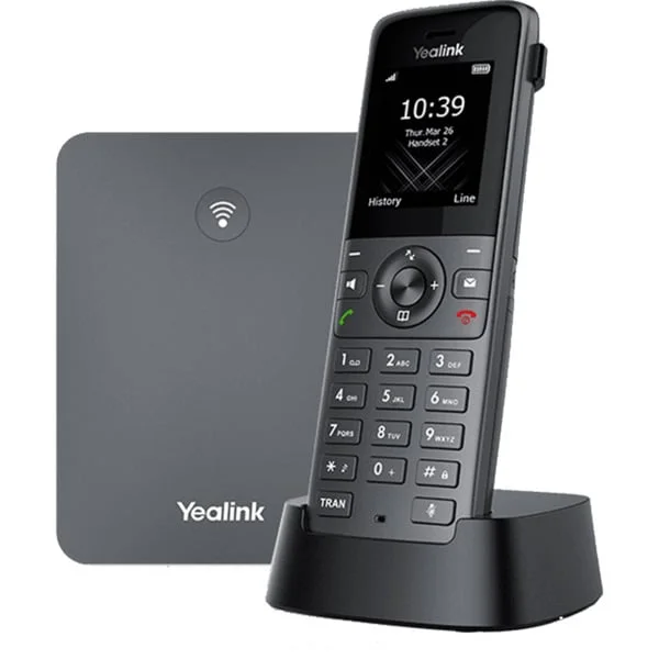 Yealink W73P, VoIP-Telefon (schwarz, Basisstation mit Mobilteil)