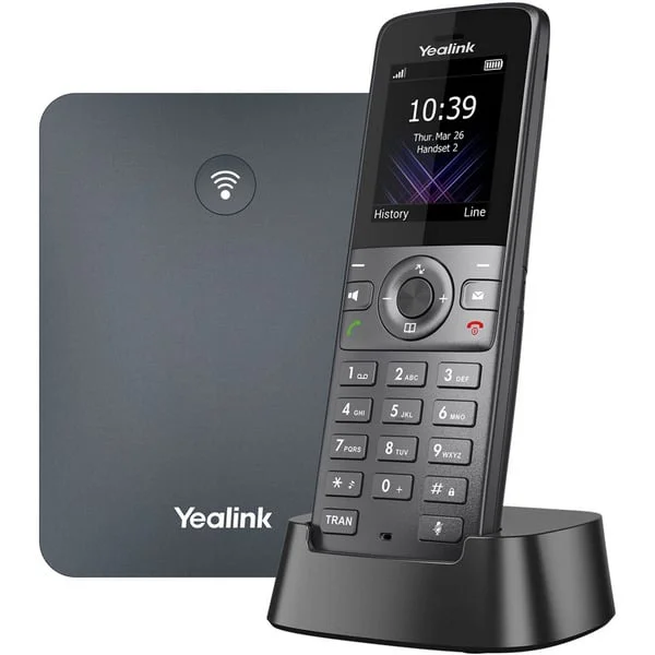 Yealink W74P, VoIP-Telefon (schwarz, Basisstation mit Mobilteil)