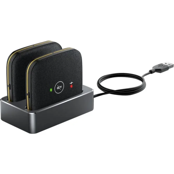 Yealink CPW65-DECT-Duo, Erweiterungsmikrofone (schwarz, Kabelloses DECT-Erweiterungsmikrofon für CP965)
