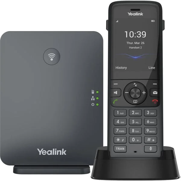 Yealink W78P, VoIP-Telefon (schwarz, Basisstation mit Mobilteil)
