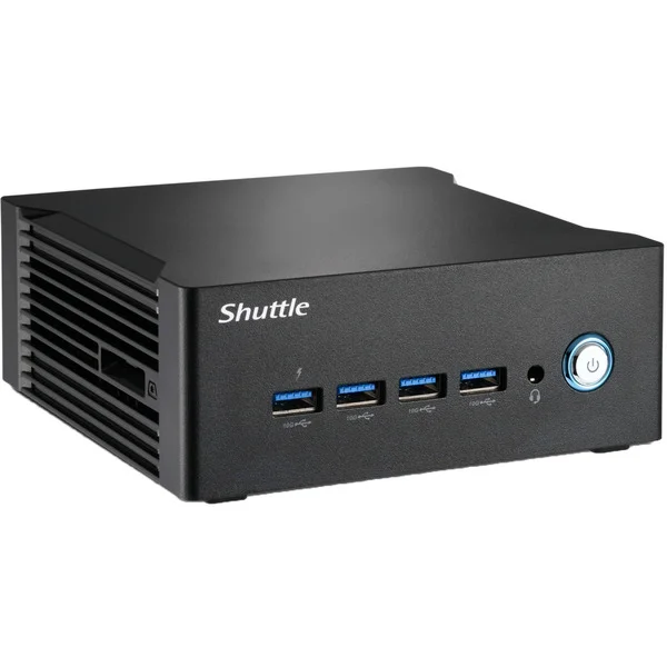 Shuttle XPC nano NT10H5, Barebone (schwarz, ohne Betriebssystem)