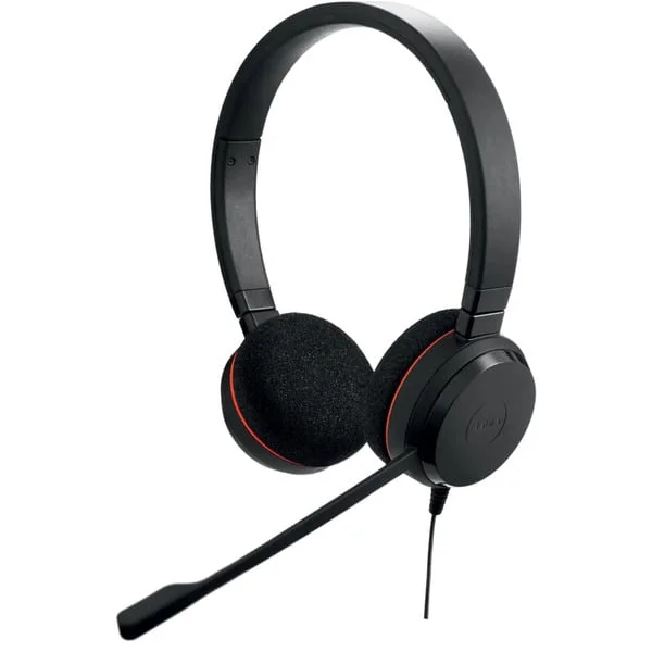 Jabra Evolve 20, Headset (schwarz, Microsoft Teams-Version, USB-C und USB-A, Stereo)