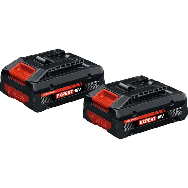 Bosch Professional Expert Akku EXBA18V-40, 2 Stück (schwarz, AMPShare Alliance)