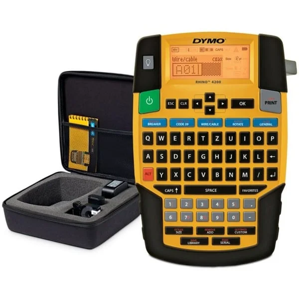 Dymo Rhino 4200 im stabilen Koffer, Beschriftungsgerät (1852998)