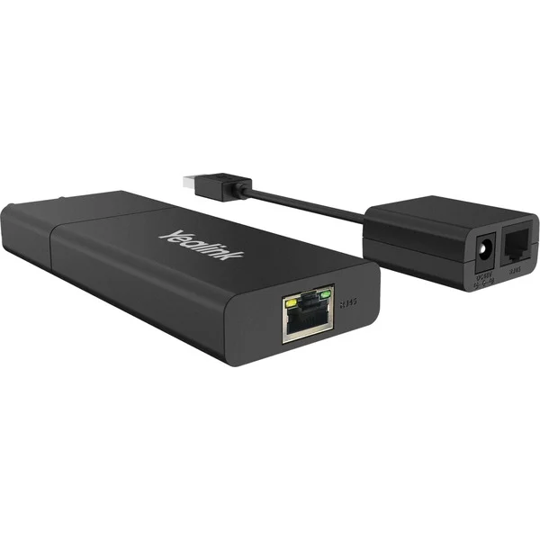 Yealink USB2CAT5E-EXT, USB-Extender (schwarz, Extender-Sender + Extender-Empfänger)