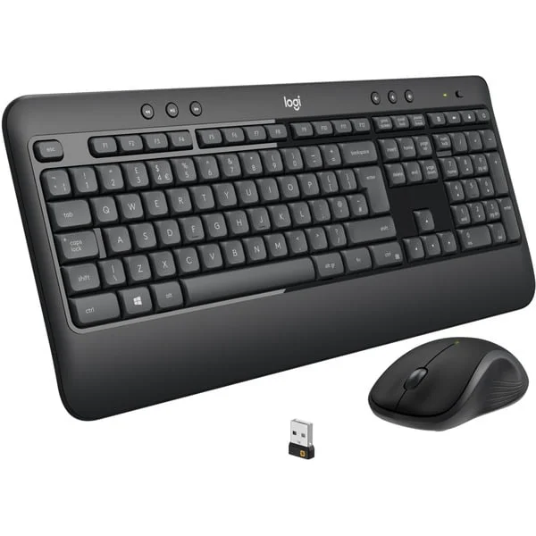 Logitech MK540 Advanced, Desktop-Set (DE-Layout, 2,4-GHz-Unifying, für Windows, kompatibel mit PC/Notebook)