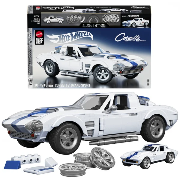 Brick Shop Brick Shop Hot Wheels Elite Serie Corvette Grand Sport, Konstruktionsspielzeug