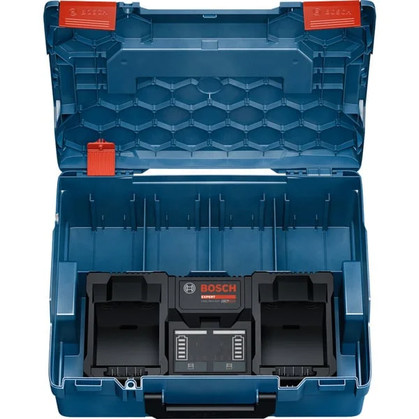 Bosch Professional EXPERT Schnell-Ladegerät EXAL18V2-320 (schwarz, L-BOXX, AMPShare Alliance)