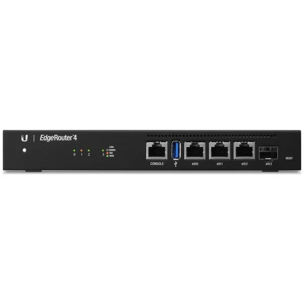 Ubiquiti EdgeRouter 4 GE/GE/04 (schwarz)
