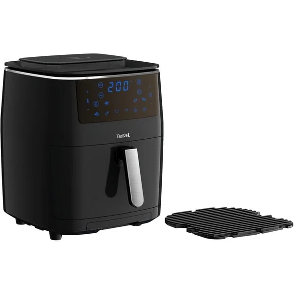 Tefal Heißluftfritteuse 3-in-1 Easy Fry Grill & Steam (schwarz, 1.700 Watt, Korb 6,5 Liter)