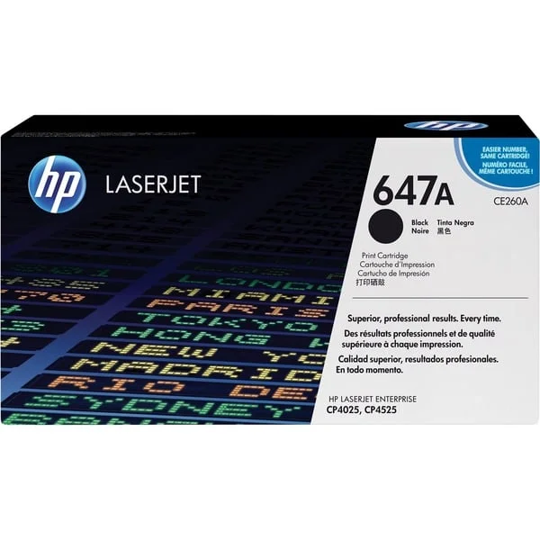 HP Toner schwarz 647A (CE260A) (schwarz, Retail)
