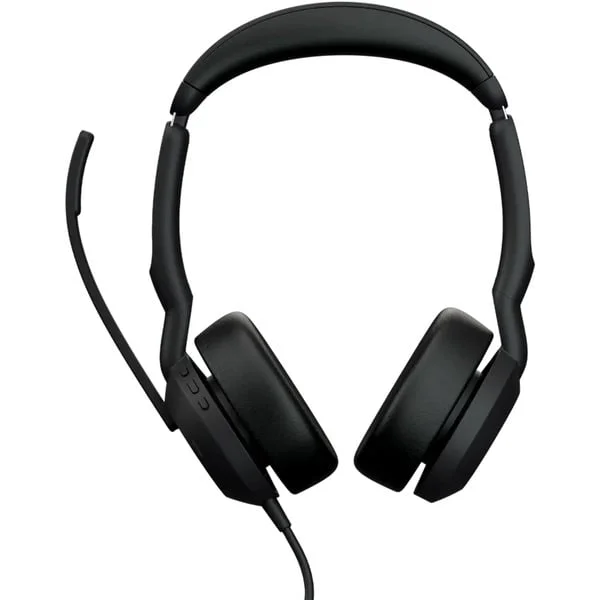 Jabra Evolve2 50 , Headset (schwarz, UC, Bluetooth 5.2, USB-C und USB-A, Stereo)
