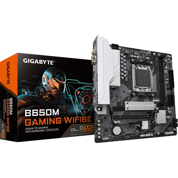 GIGABYTE B650M GAMING WIFI6E, Mainboard (schwarz/silber)