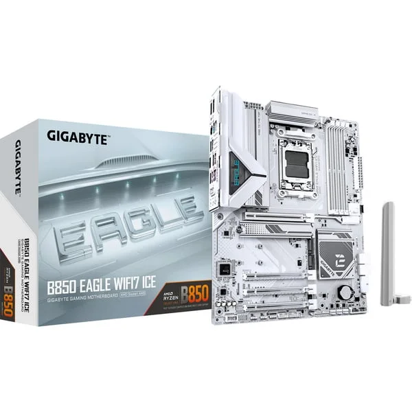 GIGABYTE B850 EAGLE WiFi7 ICE, Mainboard (weiß/silber)