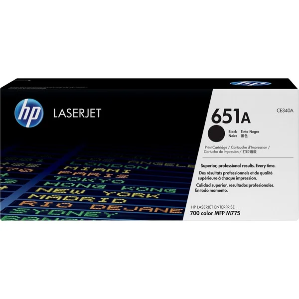 HP Toner schwarz 651A (CE340A) (schwarz)