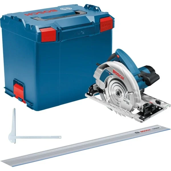 Bosch Professional Handkreissäge GKS 85 G Professional (blau, 2.200 Watt, L-BOXX, Führungsschiene FSN 1400)