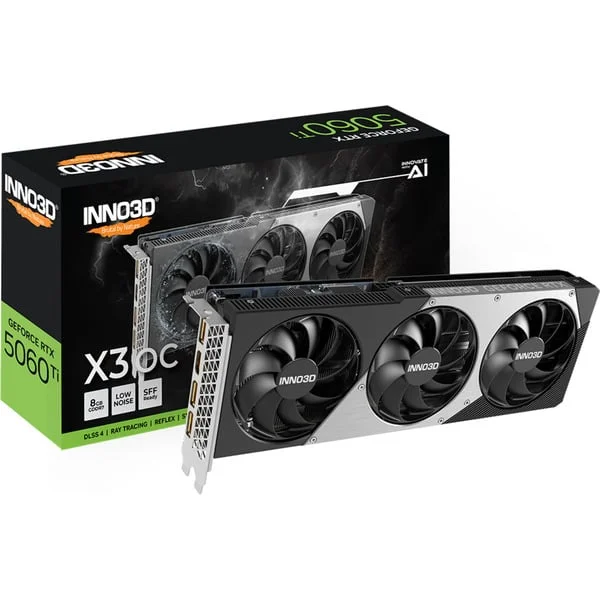 INNO3D GeForce RTX 5060 Ti TWIN X3 OC 8GB, Grafikkarte (DLSS 5, 3x DisplayPort, 1x HDMI 2.1)