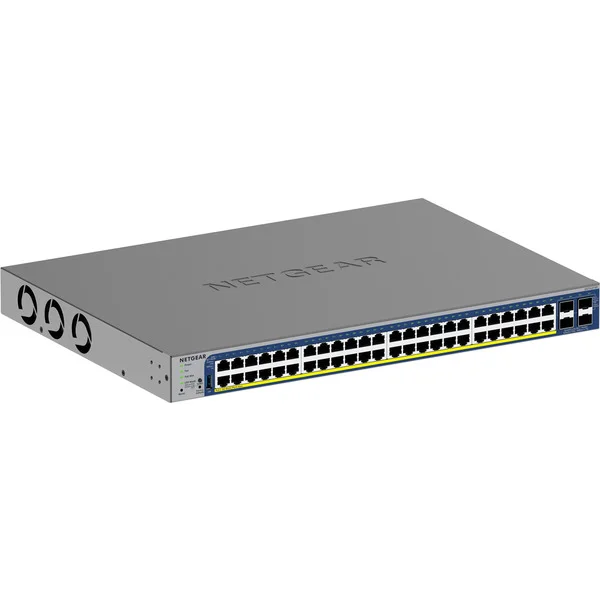 Netgear 48-Port Gigabit PoE+ und PoE++ Smart Switch GS752TXUP (640 W PoE Budget, inkl. 1 Jahres Abonnement von Insight)