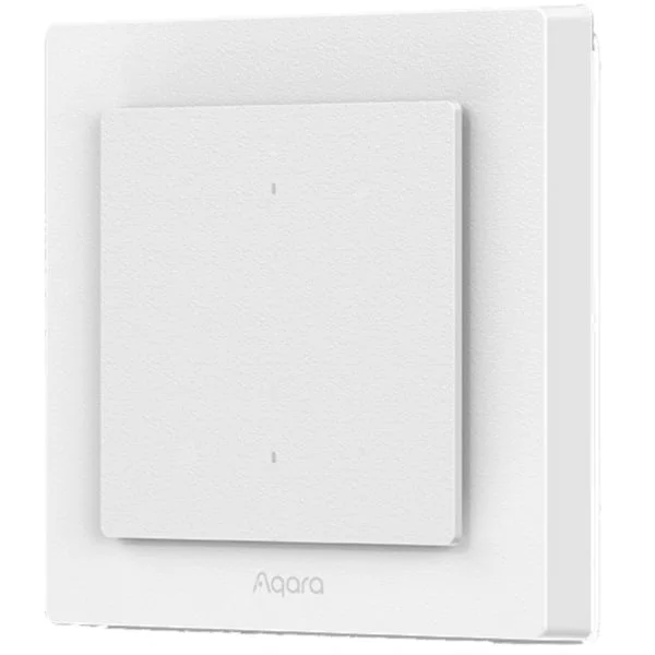 Aqara Lichtschalter H2 EU (weiß, 2 Tasten, 1 Kanal)