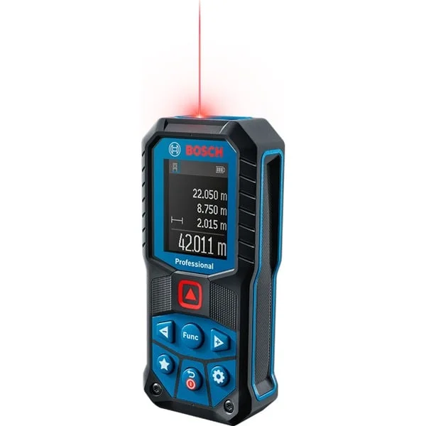 Bosch Professional Laser-Entfernungsmesser GLM 50-22 Professional (blau/schwarz, Reichweite 50m, rote Laserlinie)