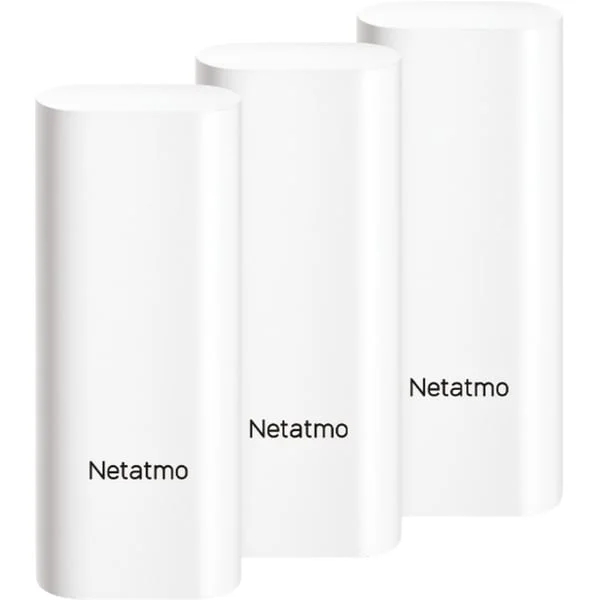 Netatmo Smarte Tür- und Fenstersensoren, Öffnungsmelder (3er Pack)