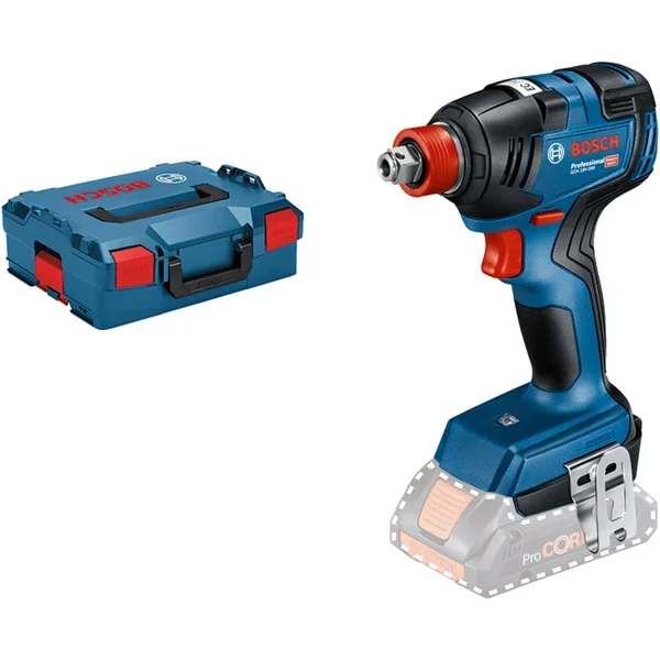 Bosch Professional Akku-Schlagschrauber GDX 18V-200 Professional solo, 18Volt (blau/schwarz, ohne Akku und Ladegerät, L-BOXX)
