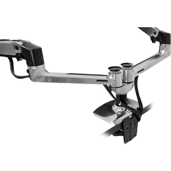 Ergotron LX Dual Side-by-Side Arm, Monitorhalterung (silber/schwarz)