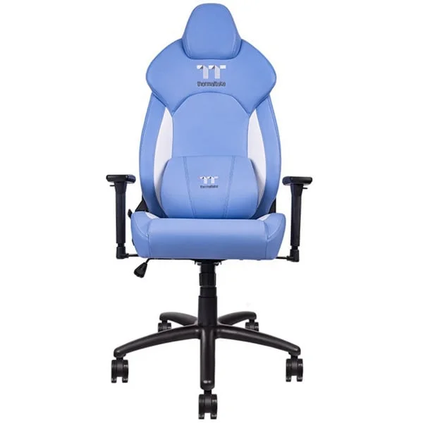 Thermaltake V Comfort Blue & White Gaming-Stuhl (blau/weiß)