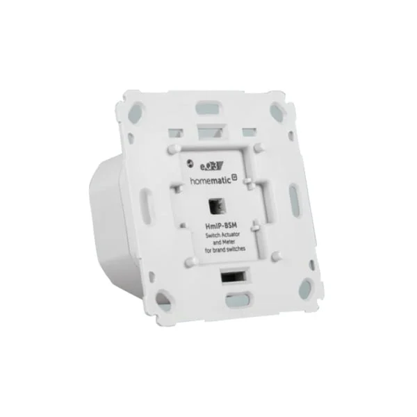 Homematic IP Smart Home Schalt-Mess-Aktor für Markenschalter (HmIP-BSM), Taster