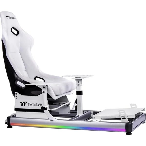 Thermaltake GF500 Flight Simulator Cockpit Snow GSC-F50-CPASWH-01, Sim Rig (weiß)