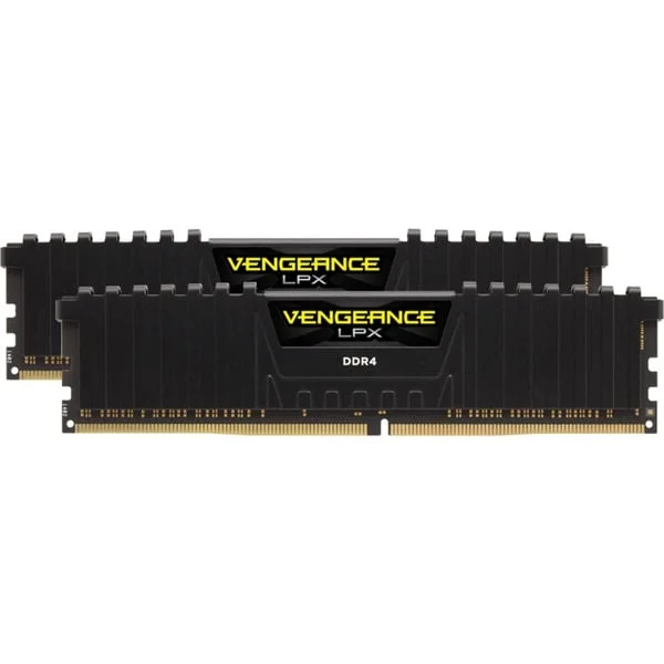 Corsair DIMM 16 GB DDR4-3000 (2x 8 GB) Dual-Kit, Arbeitsspeicher (schwarz, CMK16GX4M2D3000C16, Vengeance LPX, INTEL XMP)