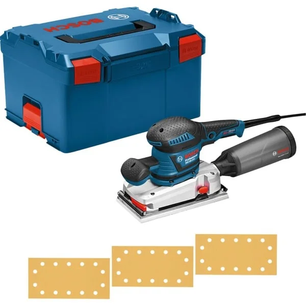 Bosch Professional Schwingschleifer GSS 280 AVE Professional (blau, L-BOXX, 350 Watt)