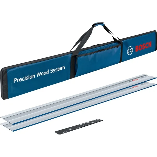 Bosch Professional Führungsschienen-Set FSN 1400 Professional (aluminium, 2 Stück, 1.400mm, für Kreissägen, inkl. VEL, Tasche)