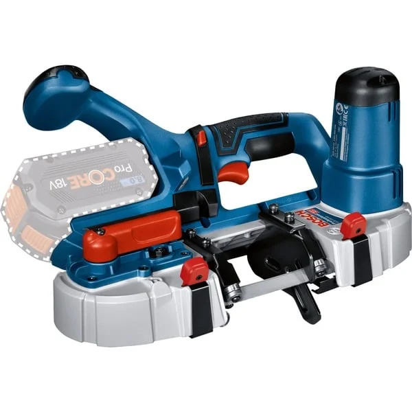 Bosch Professional Akku-Bandsäge GCB 18V-63 Professional Solo, 18Volt (blau/schwarz, ohne Akku und Ladegerät)