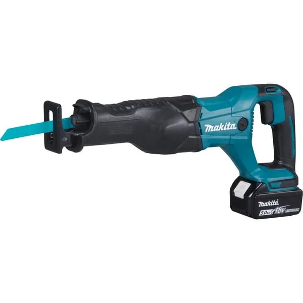 Makita Akku-Reciprosäge DJR186RT, 18 Volt, Säbelsäge (blau/schwarz, Li-Ionen Akku 5,0Ah)