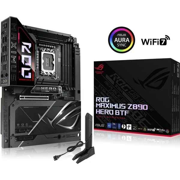 ASUS ROG MAXIMUS Z890 HERO BTF, Mainboard (schwarz)