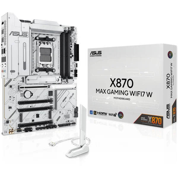 ASUS X870 MAX GAMING WIFI7 W, Mainboard (weiß)