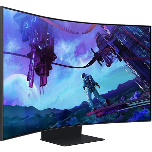 Samsung Odyssey Ark S55CG970NU, Gaming-Monitor (139.7 cm (55 Zoll), schwarz, UltraHD/4K, VA, Curved, FreeSync Premium Pro, 165Hz Panel)