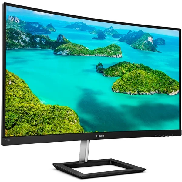 Philips 328E1CA/00, LED-Monitor (80 cm (31.5 Zoll), schwarz, UltraHD/4K, VA, Curved, 60 Hz, Adaptive-Sync)