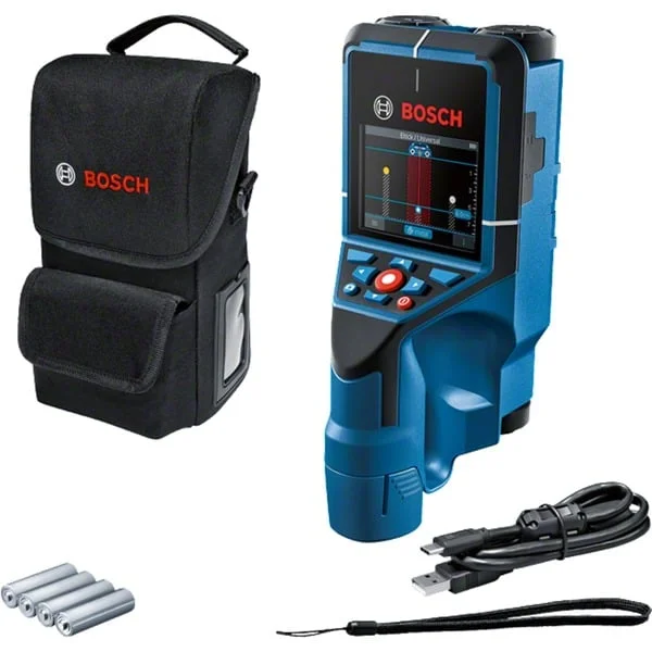 Bosch Professional PRO Akku-Wallscanner D-tect 200 C Professional, 12Volt, Ortungsgerät (blau/schwarz, ohne Akku und Ladegerät)