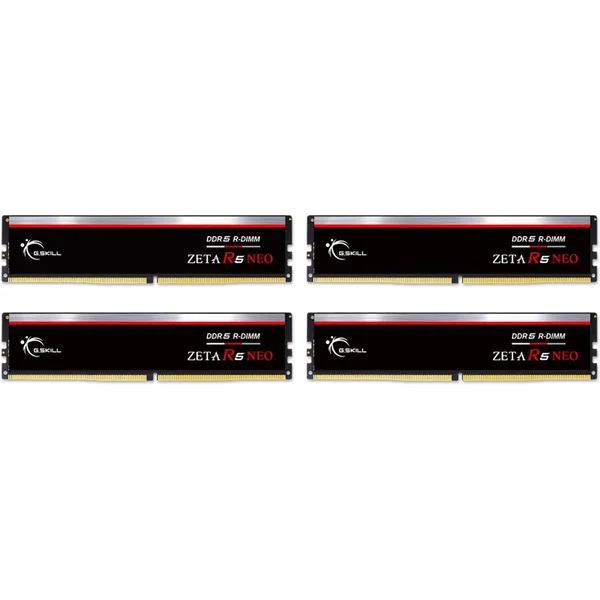 G.Skill RIMM 128 GB DDR5-6800 (4x 32 GB) Quad-Kit ECC, Arbeitsspeicher (schwarz, F5-6800R3445G32GQ4-G5N, Zeta R5 Neo, Registered, AMD EXPO)