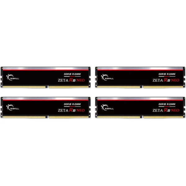 G.Skill RIMM 192 GB DDR5-6400 (4x 48 GB) Quad-Kit ECC, Arbeitsspeicher (schwarz, F5-6400R3239G48GQ4-G5N, Zeta R5 Neo, Registered, AMD EXPO)