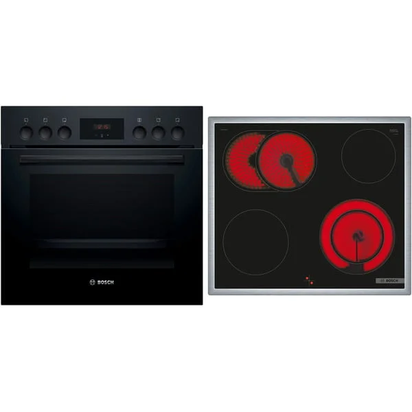 Bosch HND211LB2, Herdset (schwarz/edelstahl)