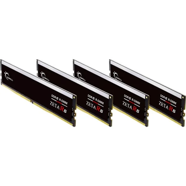 G.Skill RIMM 192 GB DDR5-6400 (4x 48 GB) Quad-Kit ECC, Arbeitsspeicher (schwarz, F5-6400R3239G48GQ4-G5, Zeta R5, Registered, INTEL XMP)